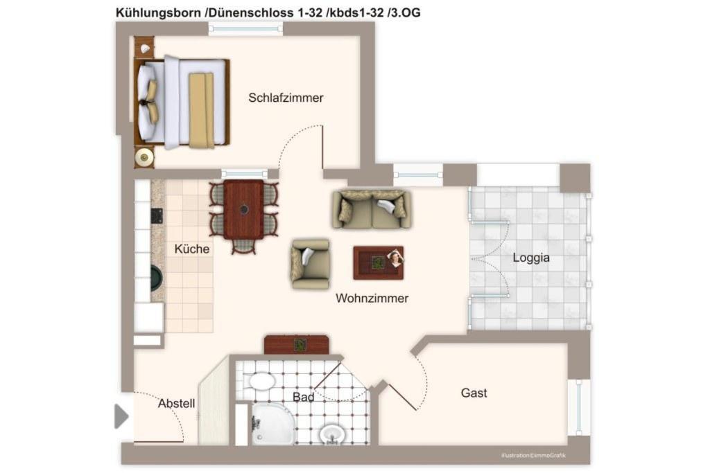 Ostseebad Kühlungsborn Duenenschloss Duenenschloss 1-32 מראה חיצוני תמונה
